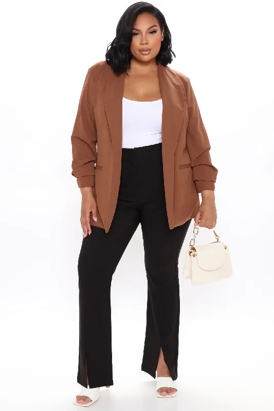 The Celine Blazer - Brown