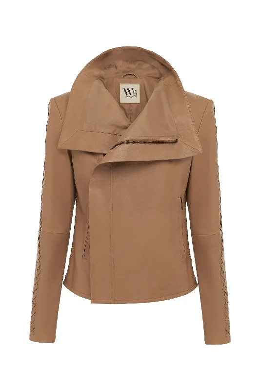 The Paddington Drape Jacket Golden Tan