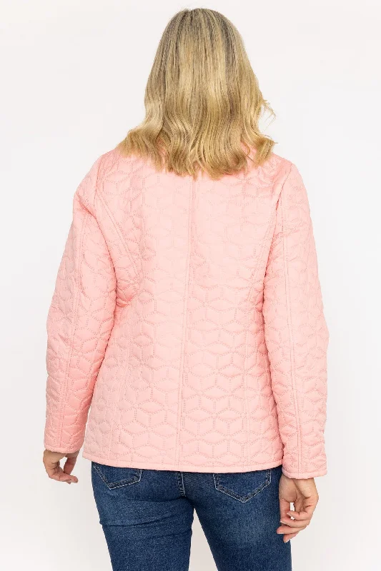 Ultrasonic Quilt Jacket in Pink