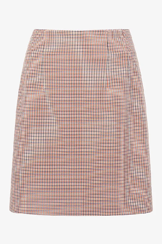 Whitney Skirt - Stretch Twill - Mini Check