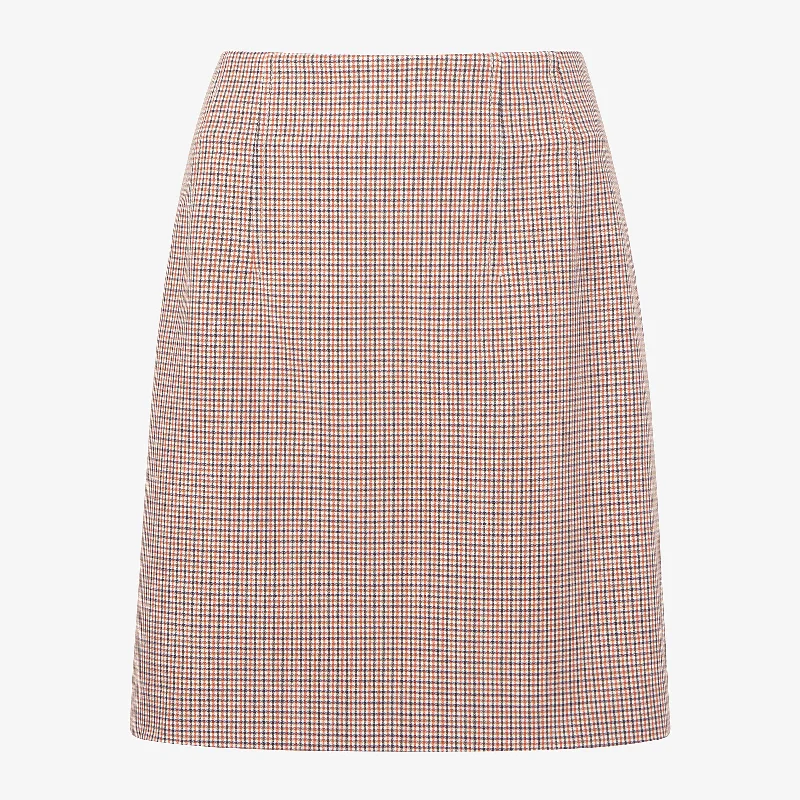 Whitney Skirt - Stretch Twill - Mini Check