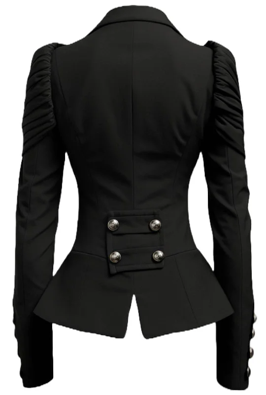 Women Military Style Cotton Jacket