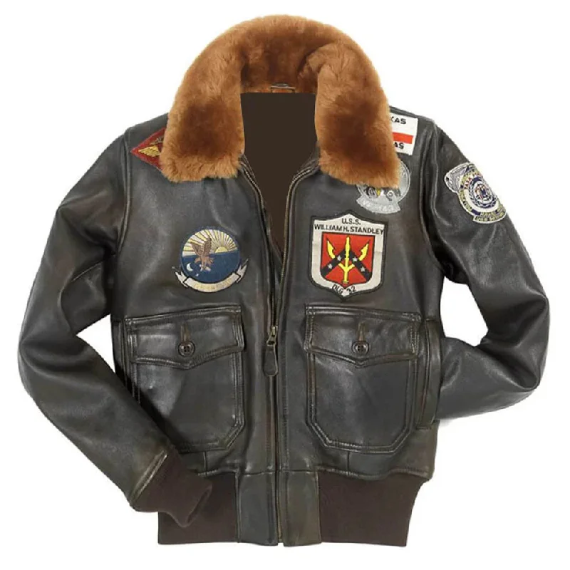 Women's Top Gun Flight Leather Jacket