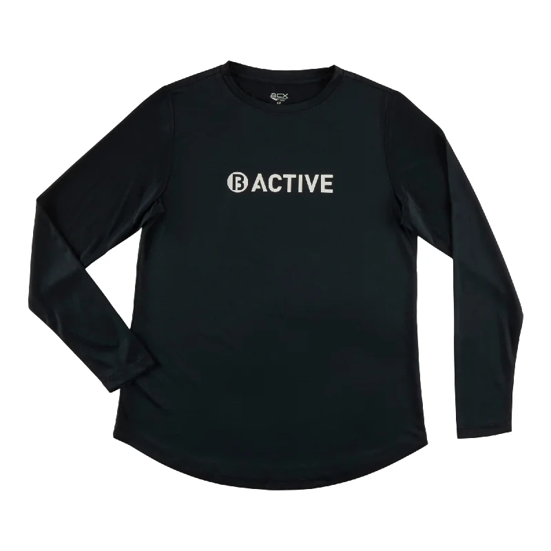 ACX Active Women's Long Sleeve Top with Screen Print