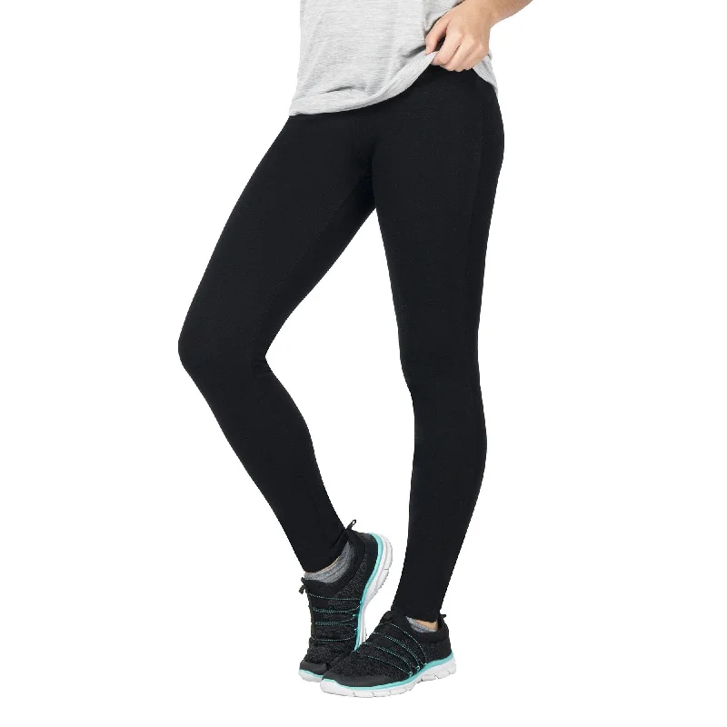 ACX Active Women's Mid-Rise Yoga Leggings with Comfort Waistband