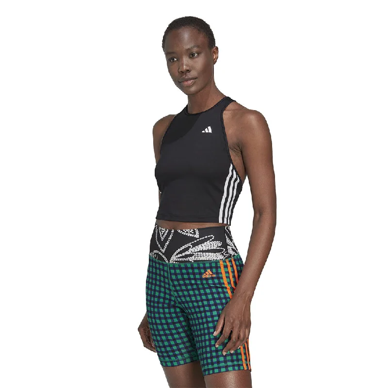 adidas - Women's AEROREADY Made For Training 3-Stripes Crop Tank Top (HN1049)