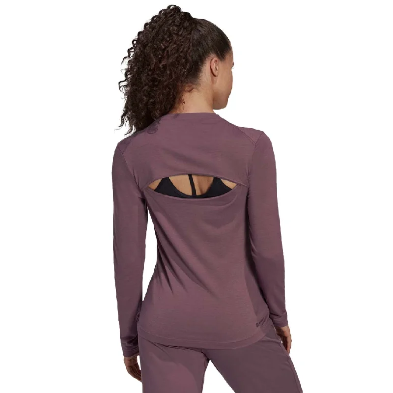 adidas - Women's Authentic Balance Yoga Studio Long Sleeve T-Shirt (HZ9077)