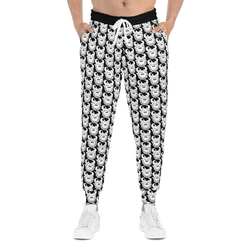 Athletic Joggers - Black/White Helmets