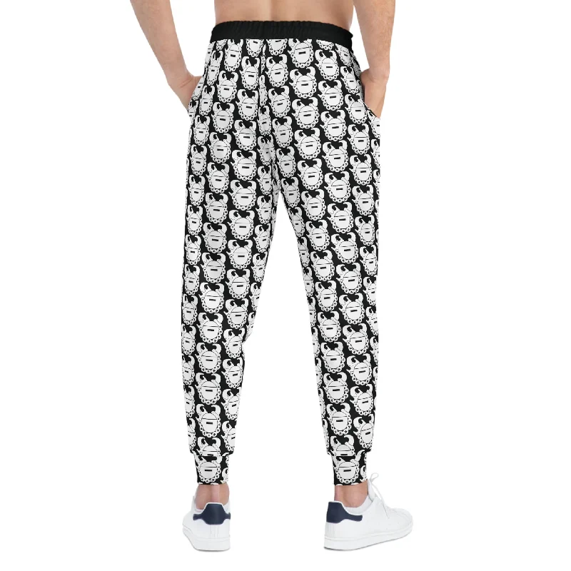 Athletic Joggers - Black/White Helmets