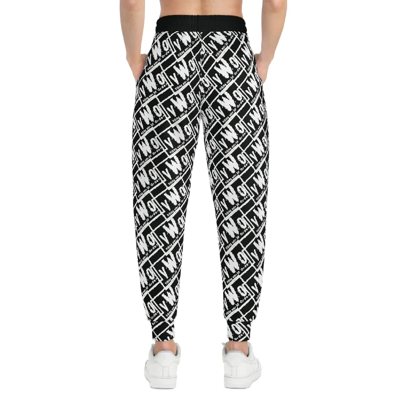 Athletic Joggers - Black/White - VWO (Framed)