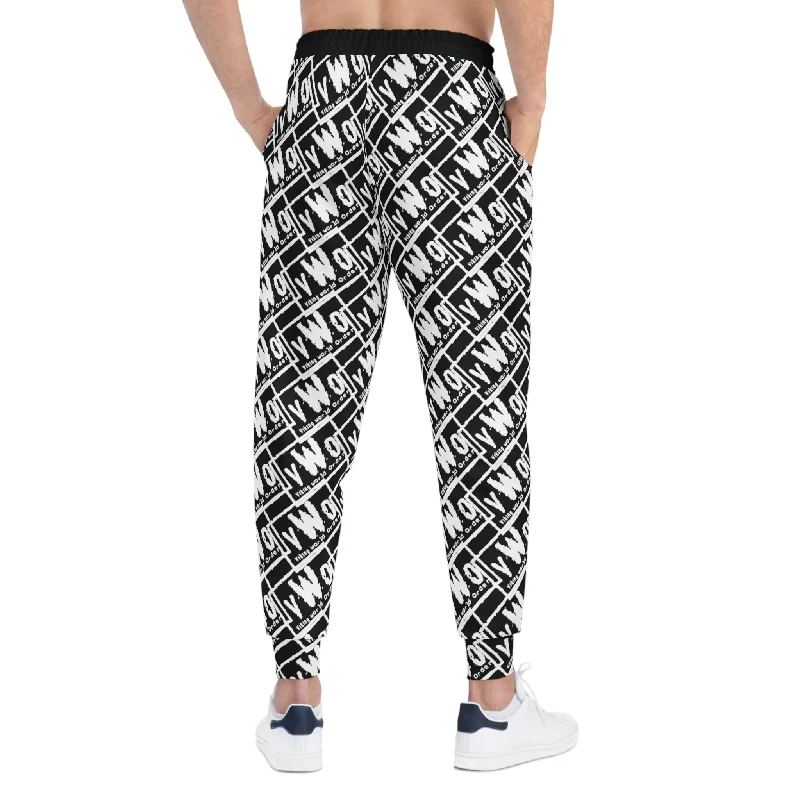 Athletic Joggers - Black/White - VWO (Framed)