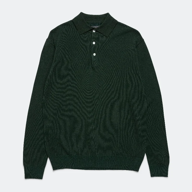 Knit Polo 12G - Green