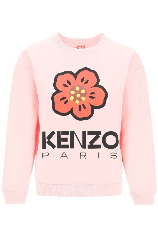 bokè flower crew-neck sweatshirt FD52SW0364ME ROSE CLAIR