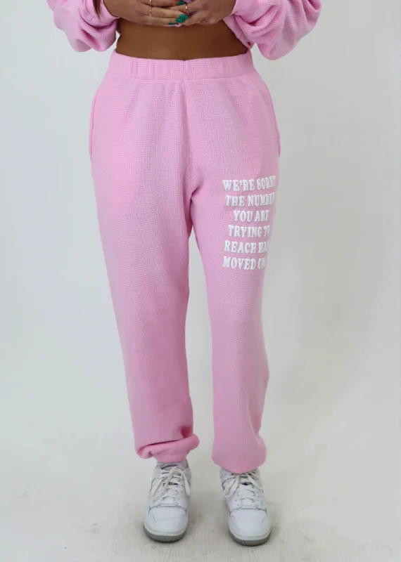 Boys Lie 1-800 Revamped Mac Slim Sweatpants ★ Pink