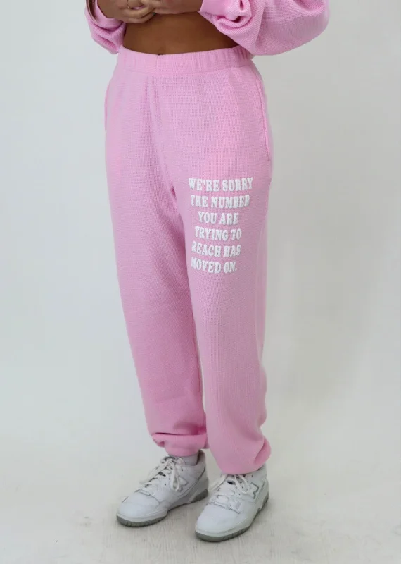 Boys Lie 1-800 Revamped Mac Slim Sweatpants ★ Pink