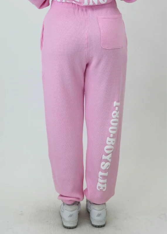 Boys Lie 1-800 Revamped Mac Slim Sweatpants ★ Pink