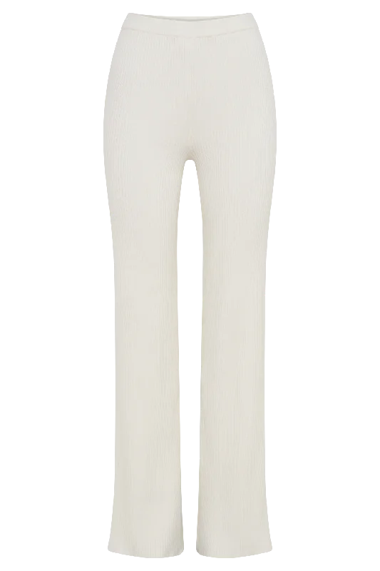 Calypso Knit Trousers - Ivory