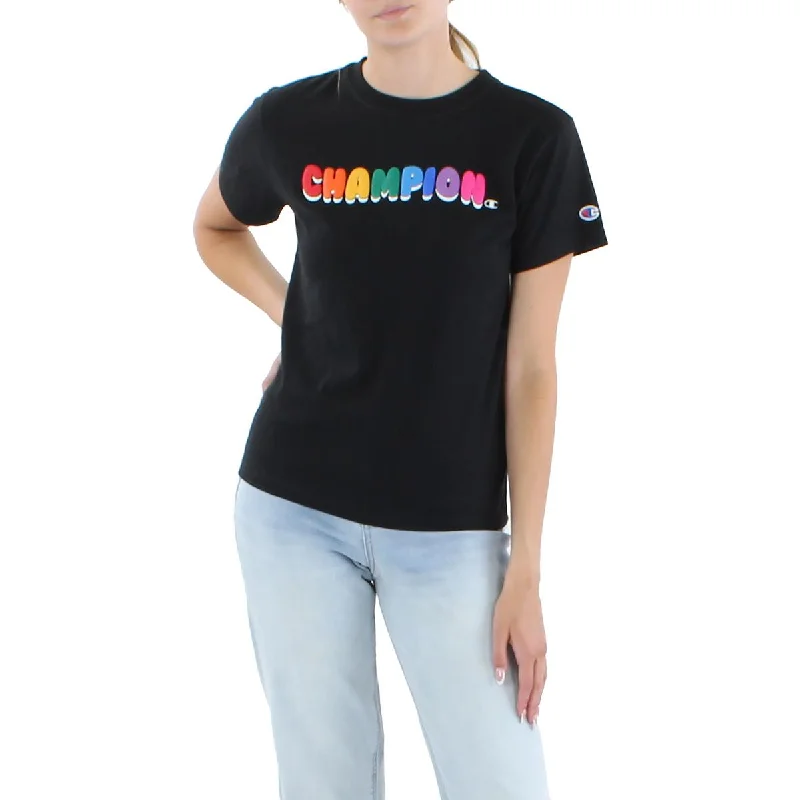 Champion Womens Logo Fitness Shirts & Tops