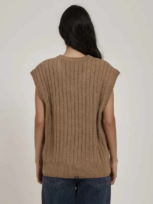 Darcy Knit Vest - Sand