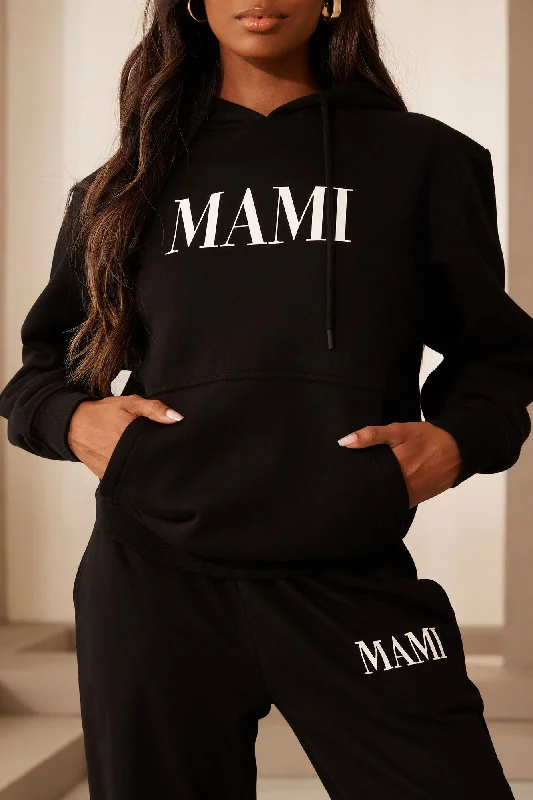 Family Goals Women's Mami Hoodie - Black