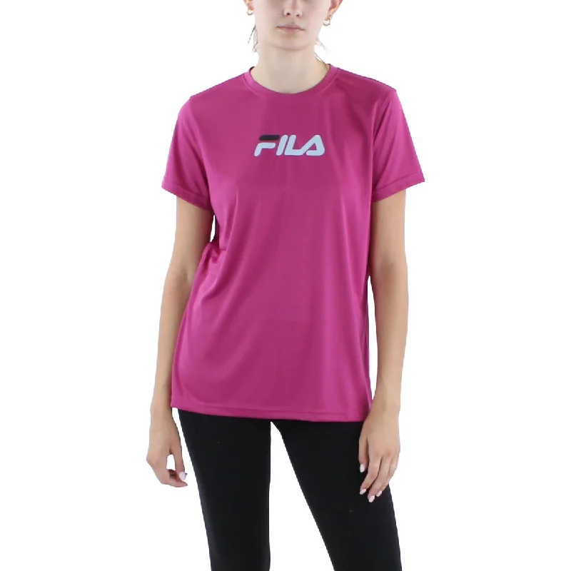 Fila Womens Logo Moisture Wicking Shirts & Tops