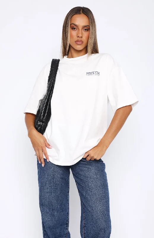 In Transit Oversized Tee White