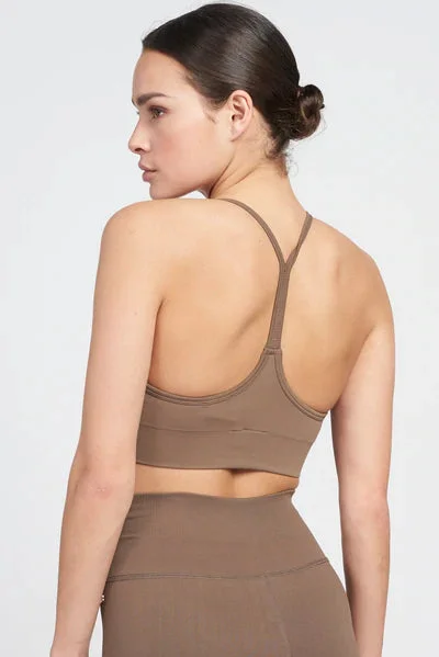 Jayne soft bra - Burnt Olive