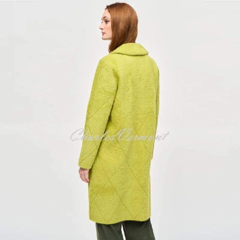 Joseph Ribkoff Longline Coat - Style 233951 (Wasabi)