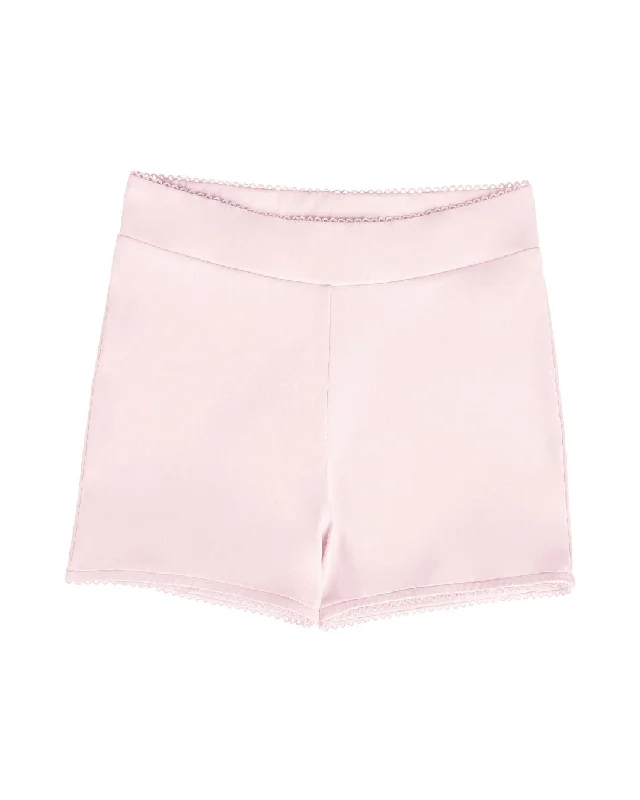 Lace Stretch Shorts - Rose