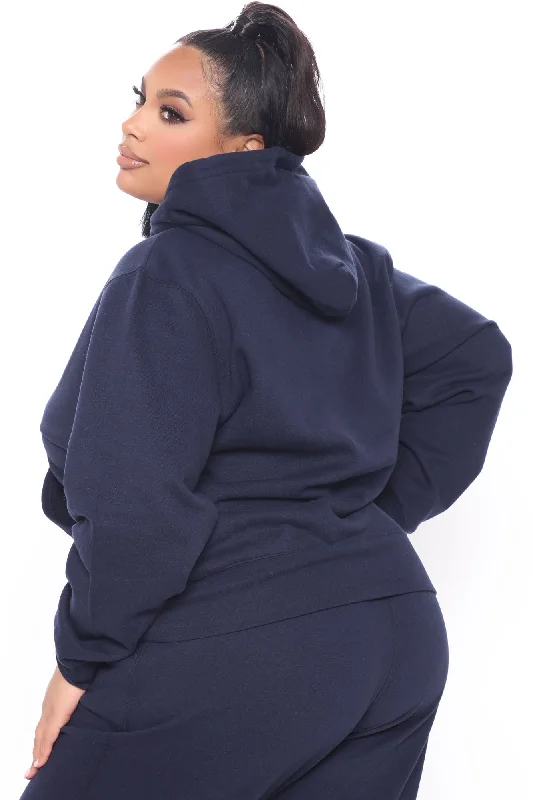 Look Again Hoodie - Navy