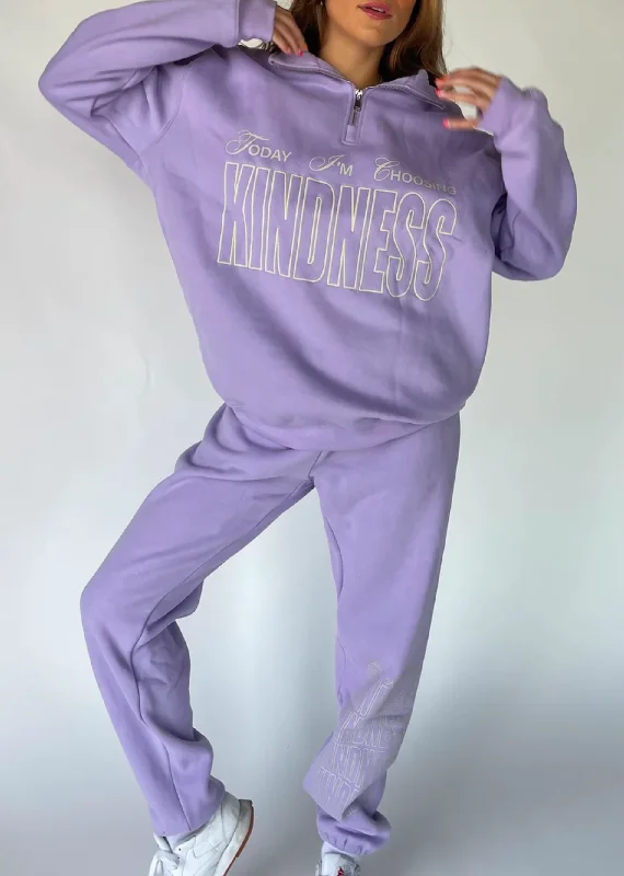 Mayfair Choose Kindness Sweatpants ★ Lavender