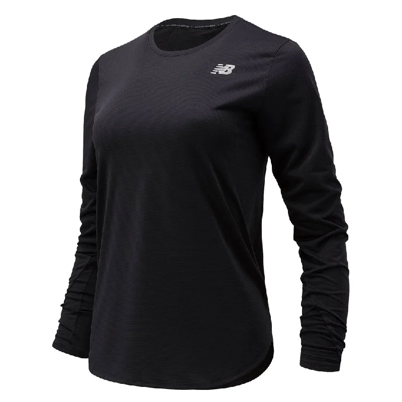 New Balance - Women's Accelerate Long Sleeve T-Shirt (WT11224 BK)