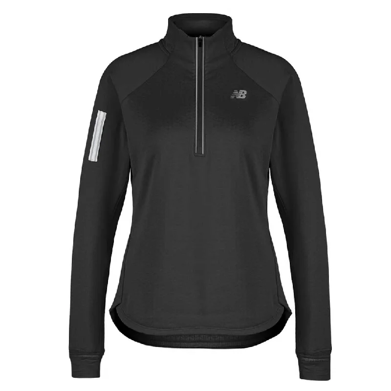 New Balance - Women's Heat Grid 1/2 Zip Top (WT13269 BK)