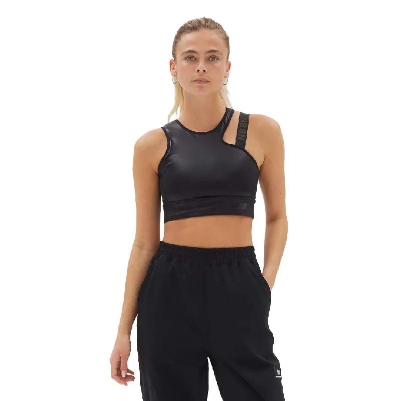 New Balance - Women's Q Speed Shape Shield Crop Bra (WB23288 BK)