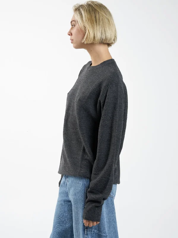 Ollie Knit Pullover - Charcoal