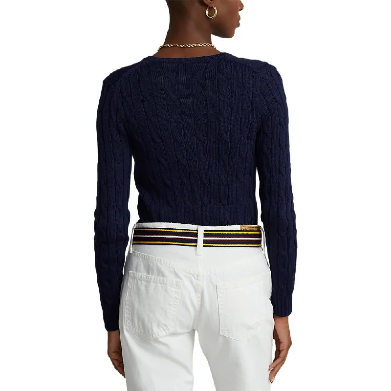 Polo Golf Ralph Lauren Women's Kimberly Cable-Knit Sweater - French Navy