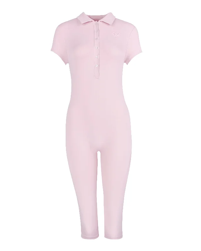 Polo Unitard - Rose