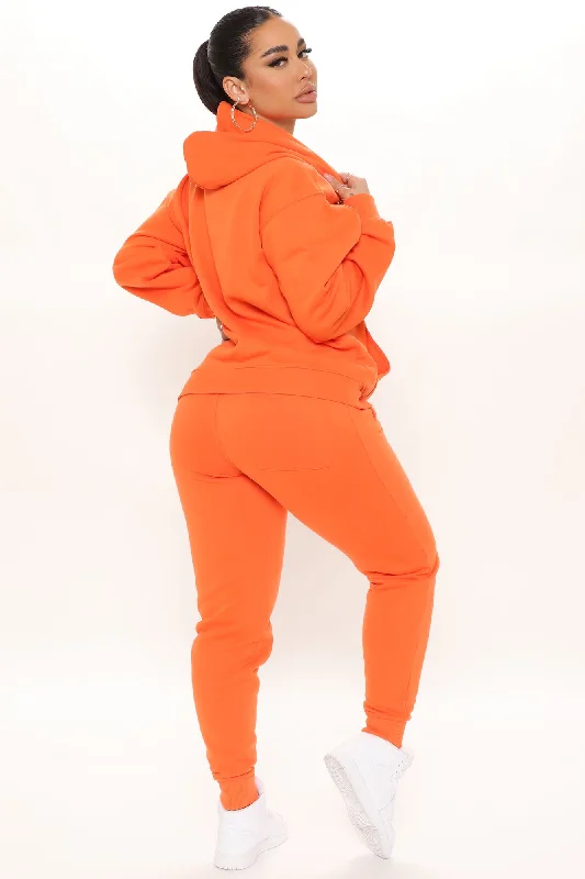 Stole Your Boyfriend's Oversized Hoodie - Orange