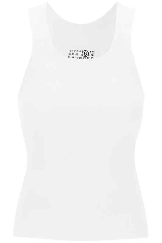 tank top with numeric logo S52NL0067 S23965 WHITE