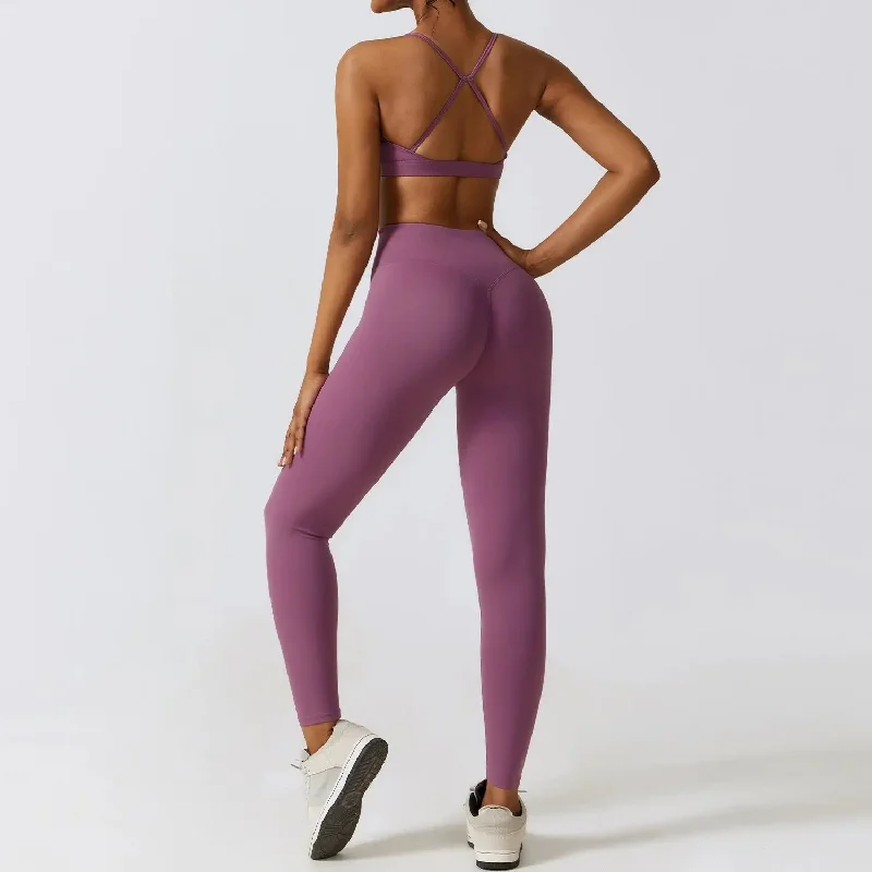 Bra+Pants West Plum Purple / S