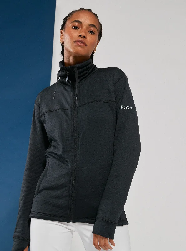 Vertere Technical Zip-Up Fleece - True Black