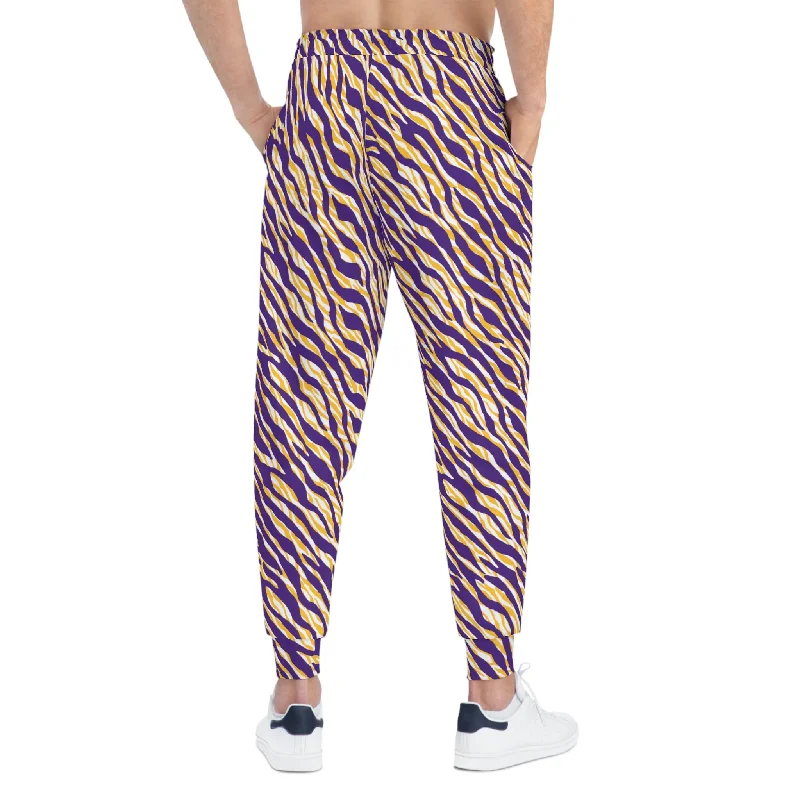 Athletic Joggers - Zebra Print